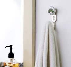 Multicolor Frog Ceramic Kids Wall Hook