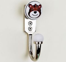 Tiger Face Ceramic Kids Wall Hook