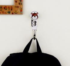 Tiger Face Ceramic Kids Wall Hook