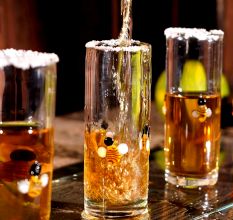 Beautiful Transparent Shot Glasses for Home Decor in Set of 4
