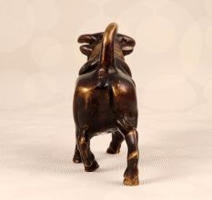English Art Handmade Brass Statue of Fighting Bull for Decor