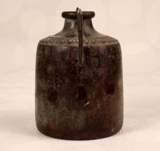 Dark Finish Vintage Brass Flower Pot in English Art for Decor