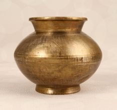 Handcrafted High-Quality Brass Holy Water Pot Lota for Decor