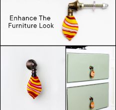Multicolor Glass Pull Teardrop Cabinet Knob