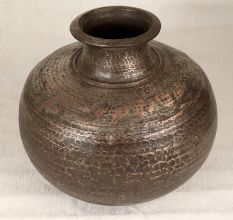Nickel Plated Vintage Copper Water Pot for Home Decoration