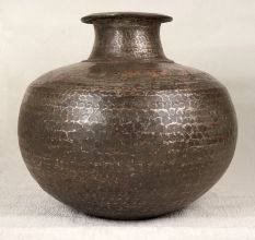 Nickel Plated Vintage Copper Water Pot for Home Decoration