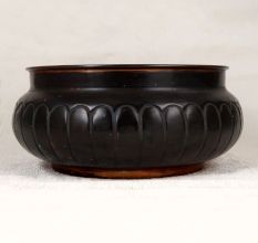 Elegant Dark Brown Handmade Pot Made of Copper