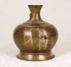 Vintage Brass Hookah Base in Himalayan Art for Decoration