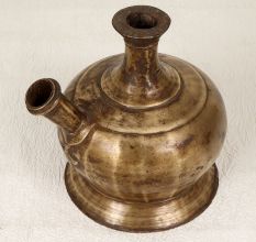 Handcrafted Himalayan Art Brass Hookah Base for Decoration