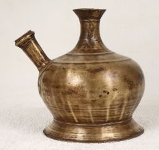 Handcrafted Himalayan Art Brass Hookah Base for Decoration