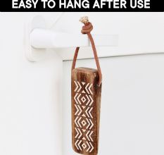 3 Pieces Decorative Wooden Door Stopper