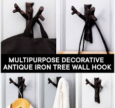 Antique Iron Tree Heavy duty Wall Hooks