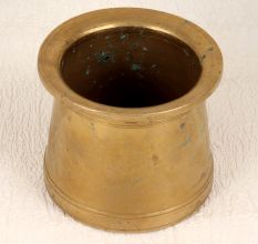 Elegant Brown South Indian Panchpatra Holy Pot Made of Brass