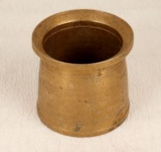 Holy Brass Panchpatra Pot in South Indian Art for Decoration