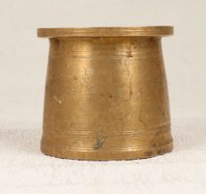 Holy Brass Panchpatra Pot in South Indian Art for Decoration