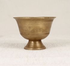 South Indian Handmade Kumkum Bowl Made of Brass