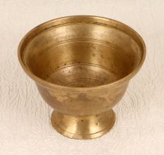Vintage Finest Brass Kumkum Tilak Bowl for Prayer Room