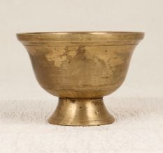 Vintage Finest Brass Kumkum Tilak Bowl for Prayer Room