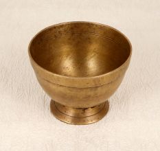 South Indian Vintage Brass Kumkum Bowl for Decoration