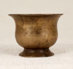 Adorable Handmade Brass Kumkum Tilak Bowl for Prayer Room
