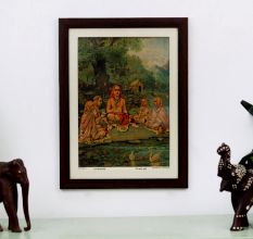 Vintage Paper Print by Ravi Verma for Wall Hanging