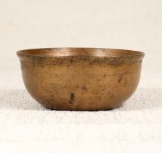 Handmade Brown Finish Holy Bowl Made of Finest Brass