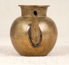 Vintage Handcrafted Brass Holy Pot with Spout for Decoration