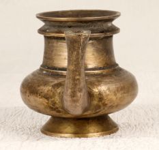 High-Quality Brass Holy Pot with Spout from South India