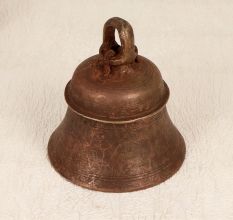 Vintage Handmade Bell Metal Temple Bell from Central India