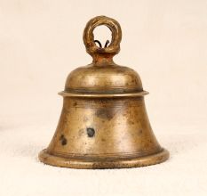 Handmade Bell with Loop Made of Bell Metal for Hanging