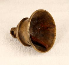 Handmade Bell with Loop Made of Bell Metal for Hanging