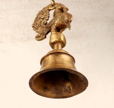 Handcrafted Traditional Hanging Temple Bell Made of Bell Metal