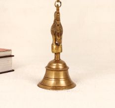 Handcrafted Traditional Hanging Temple Bell Made of Bell Metal