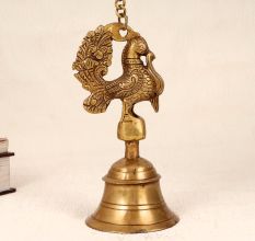 Handcrafted Traditional Hanging Temple Bell Made of Bell Metal