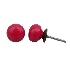 Red Small Flat Knob (1)