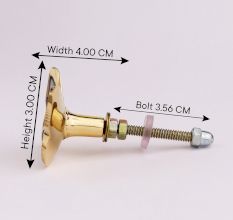 Modern Beautiful Mother of Pearl and Brass Knob for Decoration