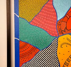 Colourful Archival Ink Canvas Painting for Decoration