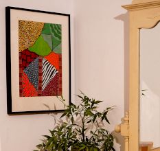 Beautiful Colorful Acrylic Archival Ink Paper Painting for Collection