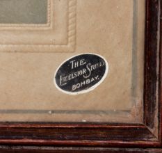 Vintage Photograph of Maharani in Wooden Frame for Decor