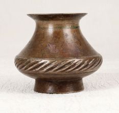 Handmade South Indian Holy Water Pot Made of Finest Brass