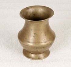 Vintage Brown Handmade Holy Water Pot Made of Brass