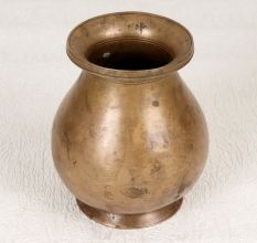 Indian Holy Finest Brass Water Pot in South Indian Art for Decor