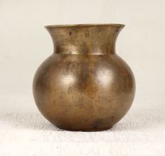 Indian Traditional Brown Water Pot Made of Premium Brass