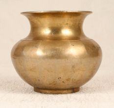 Handmade South Indian Water Pot Lota Made of Finest Brass