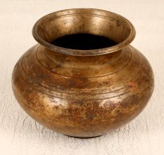 Traditional High-Quality Brass Holy Water Pot from South India