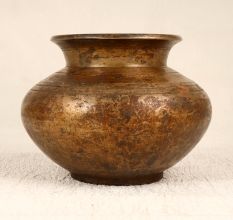 Traditional High-Quality Brass Holy Water Pot from South India
