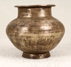 Antique Finish Traditional Brass Holy Water Pot for Rituals
