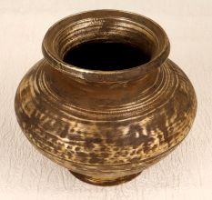 Traditional Premium Brass Holy Water Pot for Hindu Rituals