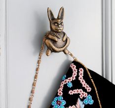 Modern Antique Rabbit Premium Iron Wall Hook in Set of 3