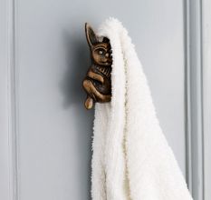 Modern Antique Rabbit Premium Iron Wall Hook in Set of 3